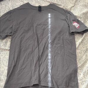 Gildan Gray Short Sleeve Tee with Logo